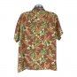 Tommy Bahama Mens Floral Hawaiian Shirt M 100% Silk Button-Up Short Sleeve