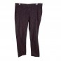 Tommy Hilfiger Womens Patterned Pants Size 8 Red & Blue Cotton/Elastane Blend