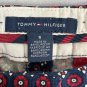 Tommy Hilfiger Womens Patterned Pants Size 8 Red & Blue Cotton/Elastane Blend