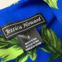 Jessica Howard Womens Floral-Print Fit & Flare Dress Size 8 Blue