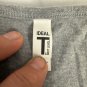 Punch Today In The Face Graphic Racerback Tank Top Large Gray