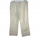Banana Republic Mens Relaxed Fit Linen-Cotton Pants 35x30 Beige