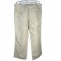 Banana Republic Mens Relaxed Fit Linen-Cotton Pants 35x30 Beige