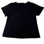 Karen Scott Womens Black & White Embroidered Top Size 1X Casual Short Sleeve
