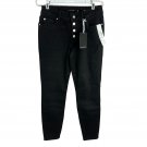 Tahari Amelia Button Fly Skinny Jeans Women’s Size 8/29 Black Stretch Denim New Tahari Amelia Button Fly Skinny Jeans Women’s Size 8/29 Black Stretch Denim New