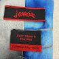 J Garcia Abstract Blue Gray Silk Tie Collection Fifty Nine Poet Absorb The War