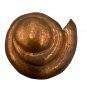 Antique Hand-Hammered Solid Copper Snail Shell Design Dish Vintage Collectible