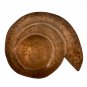 Antique Hand-Hammered Solid Copper Snail Shell Design Dish Vintage Collectible