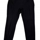 St Johns Bay Womens Black Pull-On Pants Petite Large Rayon Blend Slim Fit