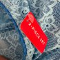 Parade 2-Piece Lace Lingerie Set Bralette & Thong Size 3XL Blue Stretch Floral