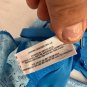 Parade 2-Piece Lace Lingerie Set Bralette & Thong Size 3XL Blue Stretch Floral