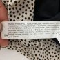 Zara Womens Polka Dot Mini Dress Size M Beige Black Puff Sleeve