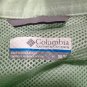 Columbia Mens Omni-Wick Short Sleeve Shirt Size M Light Green Outdoor Button-Up