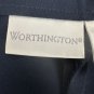Worthington Womens Size 14 Black Dress Pants Polyester Straight Leg Workwear