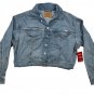 Levis Signature Womens Easy Trucker Denim Jacket L Relaxed Fit 100% Cotton Blue