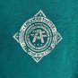 American Fighter Abilene Polo Shirt Mens 3XL Dark Teal Cotton Short Sleeve Logo