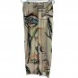Abstract Art Print Elastic Waist Pants Size Medium Beige Multicolor