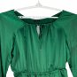 Lane Bryant Green Long Sleeve Jumpsuit Plus Size 18 Elastic Waist Polyester