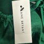 Lane Bryant Green Long Sleeve Jumpsuit Plus Size 18 Elastic Waist Polyester