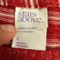 Stars Above Womens Red White Stripe Long Sleeve Relaxed Pocket T Shirt Size L