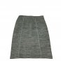 Elle Womens Grey Pencil Skirt Size Medium Polyester & Spandex