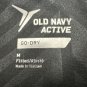 Old Navy Active Go Dry Leggings Womens Medium Black Geometric Print Fitted