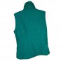 Christopher & Banks Womens Quilted Green Vest S Lightweight Full Zip Pockets
