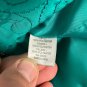 Christopher & Banks Womens Quilted Green Vest S Lightweight Full Zip Pockets