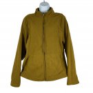 Merona Womens Olive Full-Zip Fleece Jacket Size Large