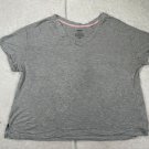 Joyspun Womens Plus Size Gray V-Neck T-Shirt Size 2X Lightweight Casual Wear Joyspun Womens Plus Size Gray V-Neck T-Shirt Size 2X Lightweight Casual Wear