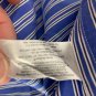 Brooks Brothers Slim Fit Mens Button-Up Shirt 16.5x35 Blue Striped Egyptian