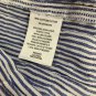 Treasure & Bond Boyfriend Striped Button-Down Shirt L Cotton Blend Blue White