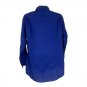 Lands End Outfitters Mens Blue Button-Down Shirt 17x33 Cotton Blend