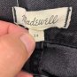 Madewell Womens Black Denim Midi Skirt Size 24