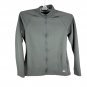 Adidas XL Golf Jacket Full-Zip Herringbone 100% Polyester Gray Long Sleeve