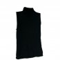 Kathie Lee Collection Vintage Womens Black Sleeveless Turtleneck Sweater Size S