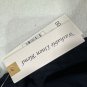 Land N Sea Womens Wide-Leg Navy Pants M Washable Linen Blend Spring Casual