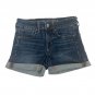American Eagle Outfitters Womens Dark Wash Denim Shorts Size 2 Midi Stretch