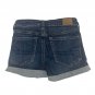 American Eagle Outfitters Womens Dark Wash Denim Shorts Size 2 Midi Stretch