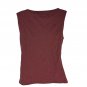 Universal Thread Womens Sleeveless Tank Top Size M Burgundy Scoop Neck Elastic F