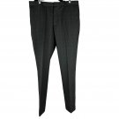 Perry Ellis Slim Fit Gray Dress Pants 33x32 Polyester/Viscose