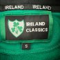 Ireland Womens Classics Green Pullover Hoodie Shamrock Logo Small