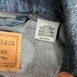 Levi Strauss Signature Womens Easy Trucker Jacket XS Blue Denim Relaxed Fit