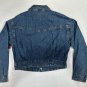 Levi Strauss Signature Womens Easy Trucker Jacket XS Blue Denim Relaxed Fit