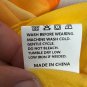 Un Tercio Womens Long Sleeve Bodycon Dress Size L Yellow Floral Tie-Dye Stretch