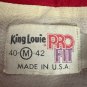 Vintage King Louie Marching 100 Alton Senior High Jacket Red Medium Sax Line USA