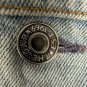 The Gap 1969 Menâs Light Wash Denim Jacket Size XL Classic Button-Up Distressed