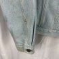 The Gap 1969 Menâs Light Wash Denim Jacket Size XL Classic Button-Up Distressed