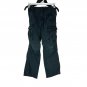 Cherokee Cargo Pants Boys Size 7 Black Cotton Utility Pockets Adjustable Waist