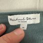 Michael Stars Womens Ribbed Long Sleeve Tie Cuff Top M Teal USA